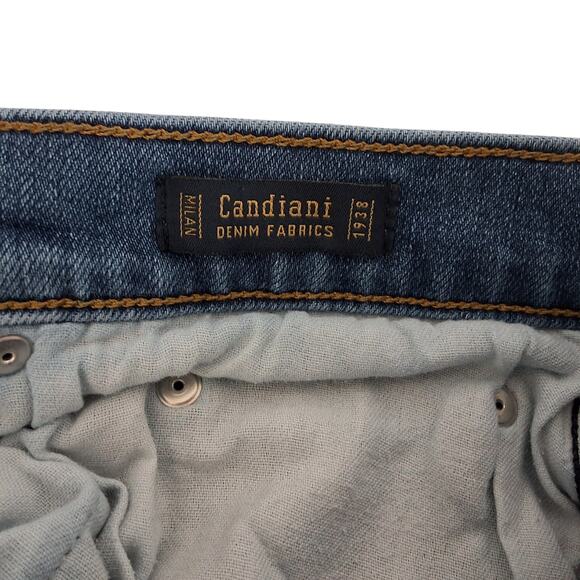 Flint & Tinder Jeans Men 31 (30x30)* Slim Tapered Medium Candiani Stretch Denim - Picture 6 of 13